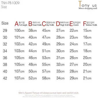 남자 바지 사이즈표 쉽게 정리한 가이드로 치수측정_4