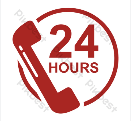 24시간 응급 전화 아이콘