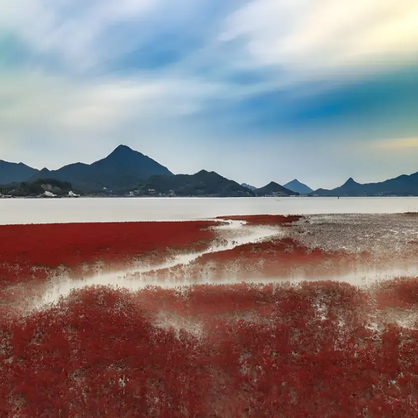 '석모도' 칠면초 전경