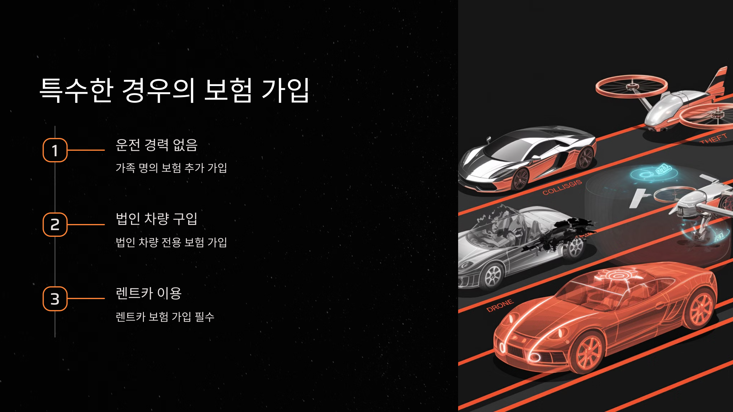 특수한 경우의 보험 가입