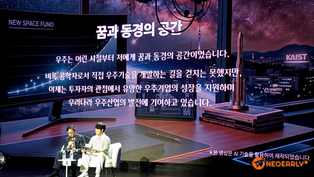 컨퍼런스 현장에 함께한 이들 중 우주에 대한 꿈을 가진 이들의 이야기를 들을 수 있는 시간이었죠.