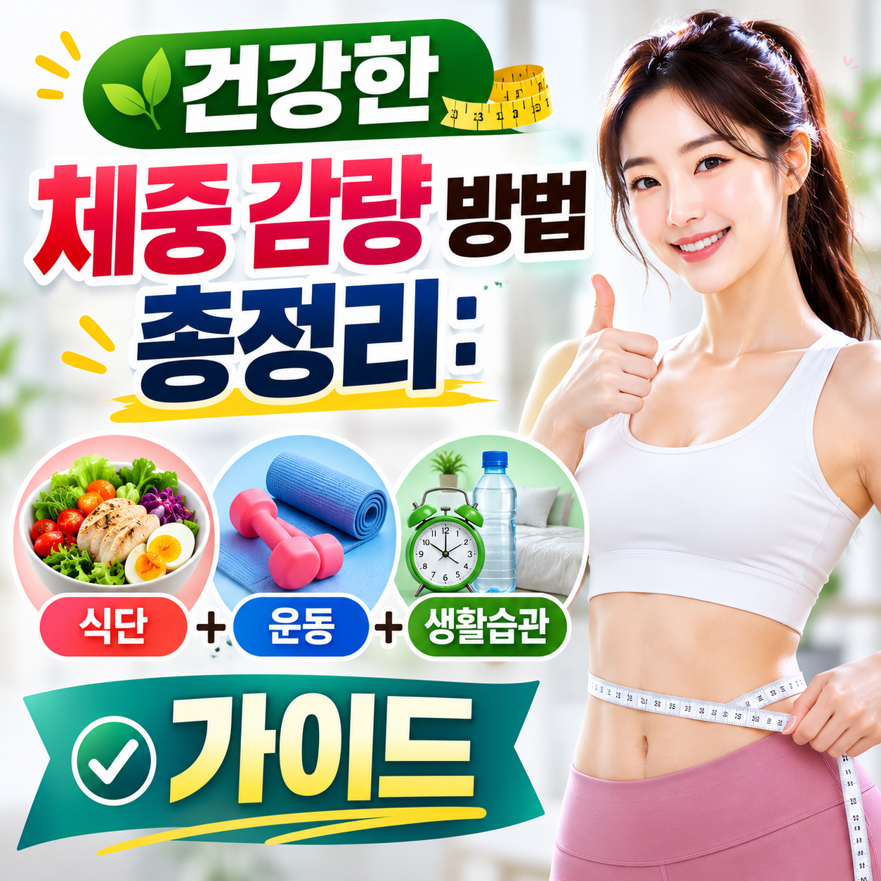 건강한 체중 감량 방법