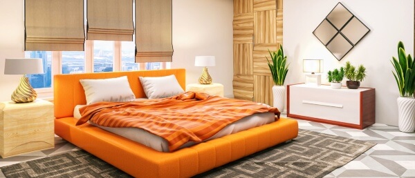 침대와-가구가-있는-방