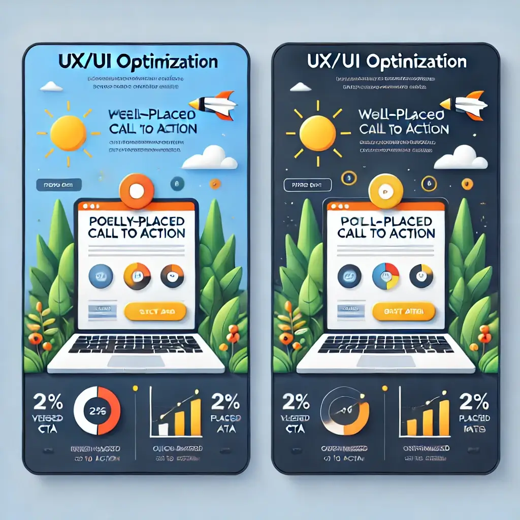 랜딩 페이지 최적화 전략: 전환율을 높이는 UX/UI 기법