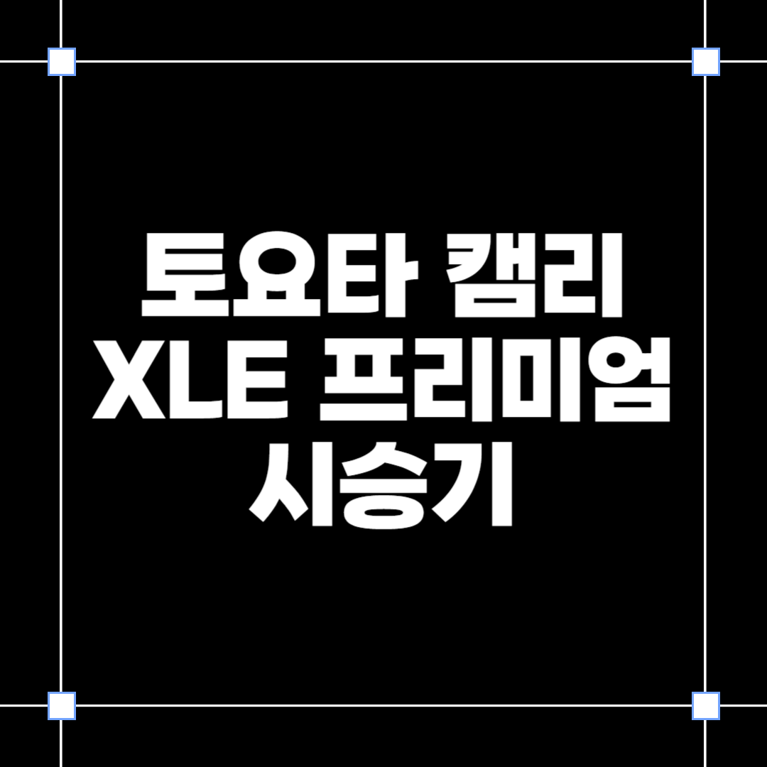 토요타 캠리 XLE