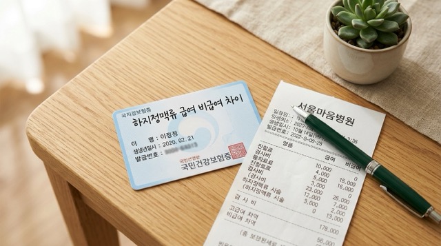 하지정맥류 급여 비급여 차이"