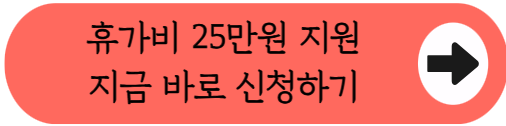 "미시령 터널 지나면 25만원 준다고?" - 2026년 휴가비 챙기는 꿀팁 (대상, 기간, 신청방법 등)