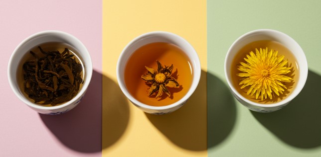 뚱뚱하면 꼭 마셔야 할 다이어트 차(보이차, 우롱차, 민들레차)