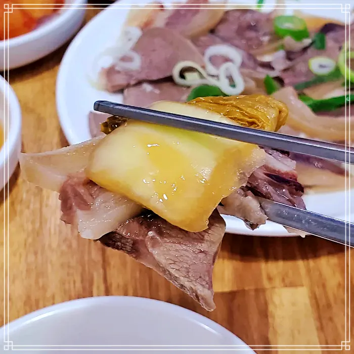 홍성 소머리 국밥 거리 맛집 소머리국밥, 소머리수육