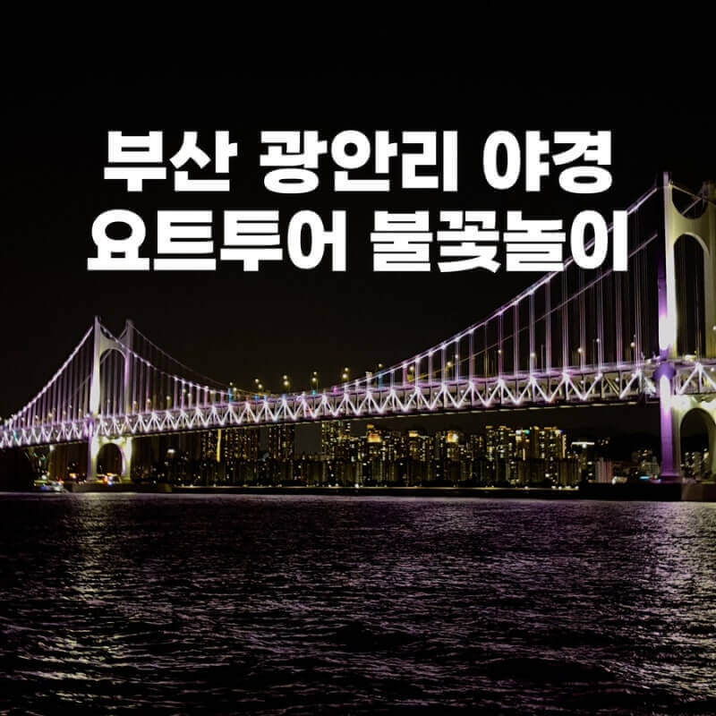부산 요트 투어