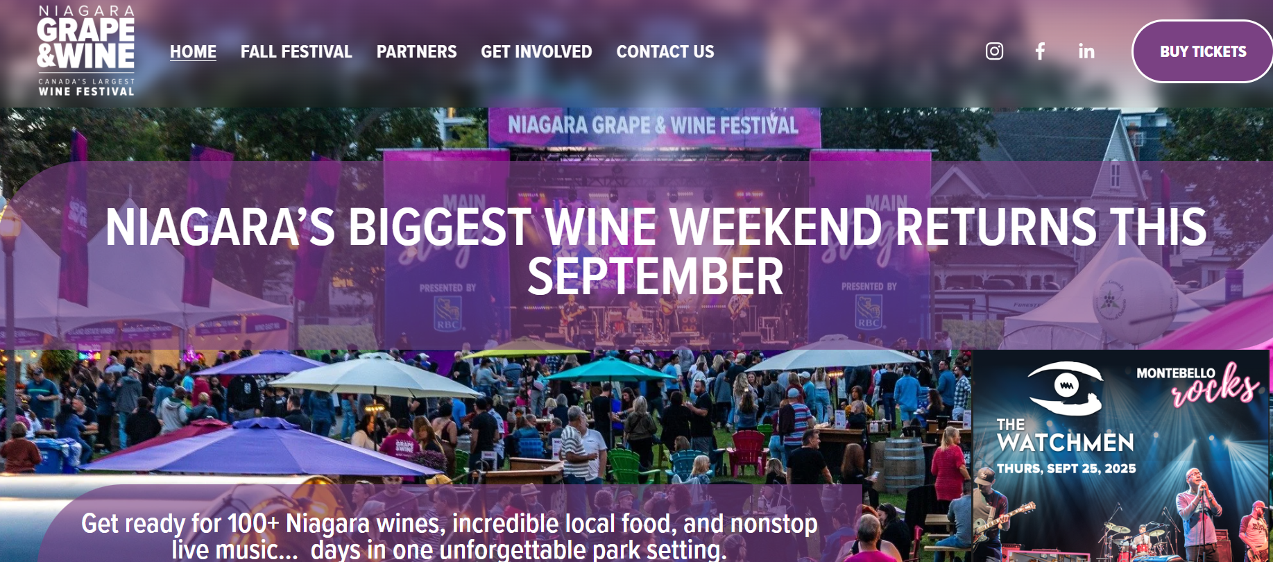 나이아가라의 와인 페스티벌(Grape &amp; Wine Festival)