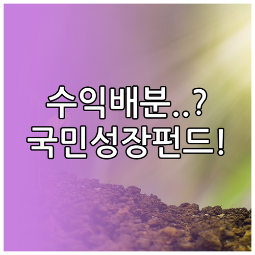 국민성장펀드 정책 자금 후순위 참여와..