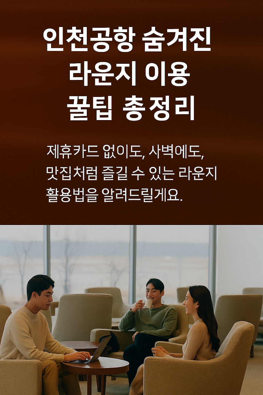 인천공항 숨겨진 라운지 이용 꿀팁 총정리