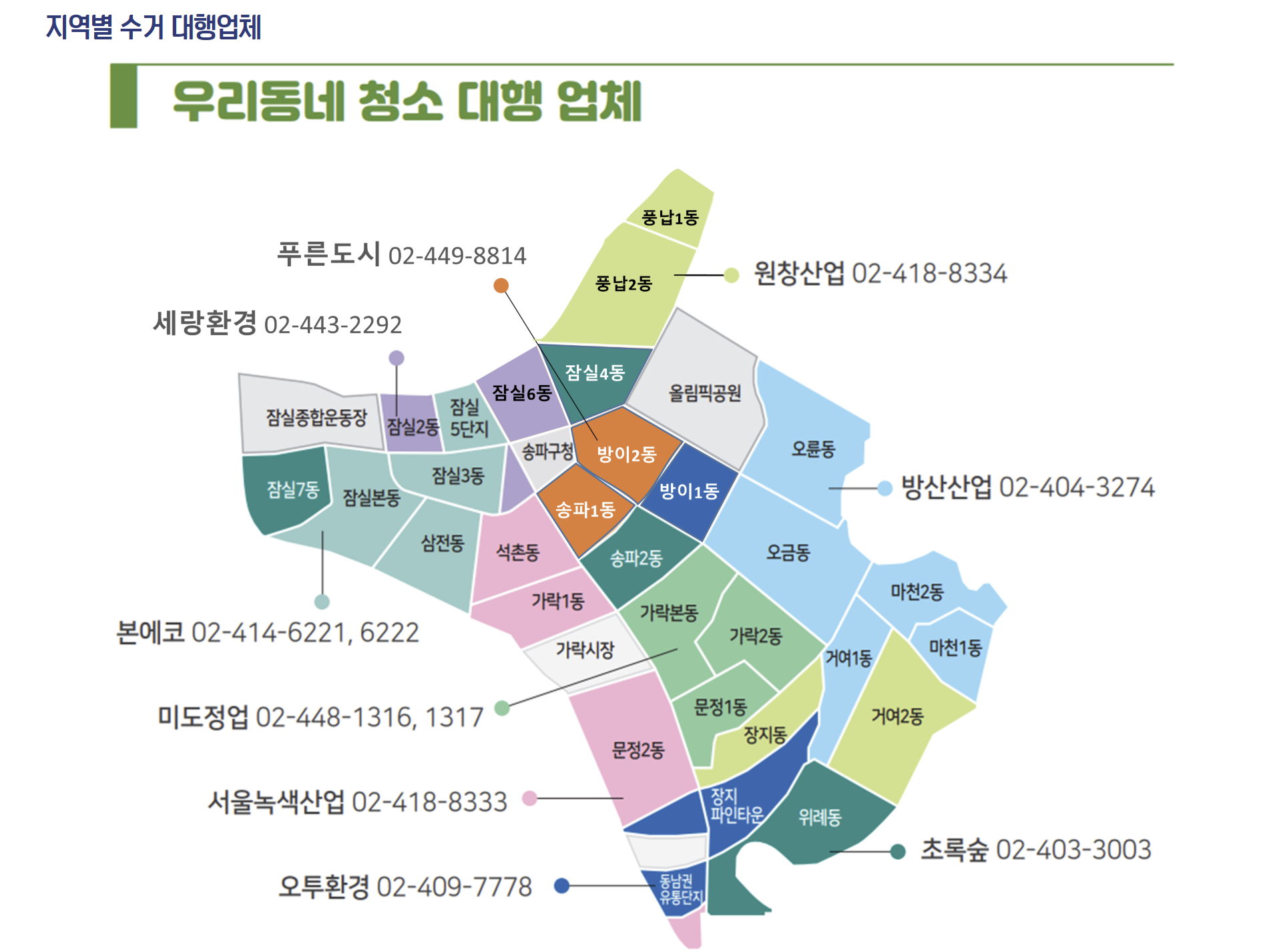 서울시 송파구 대형폐기물 대행업체 신고 방법