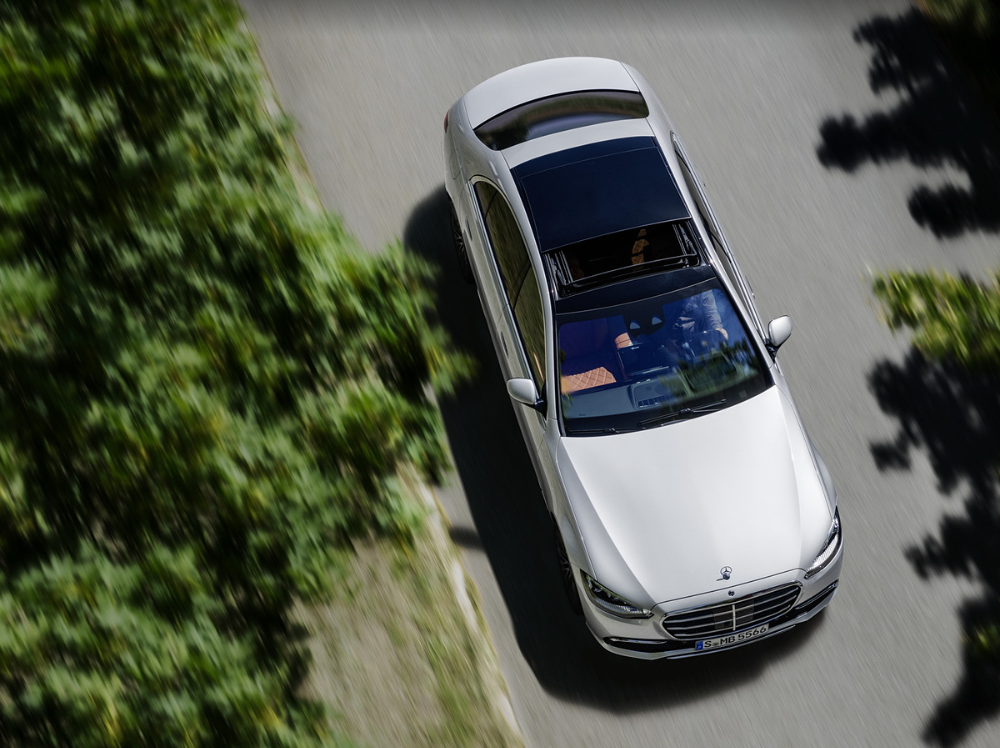 메르세데스-벤츠 S클래스 윗모습