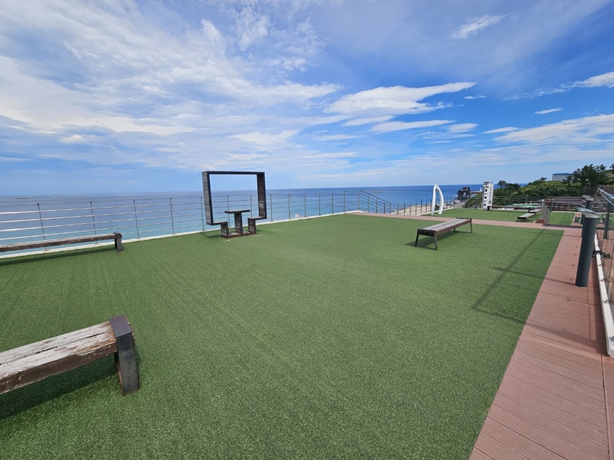 속초 바다정원 카페 오션뷰