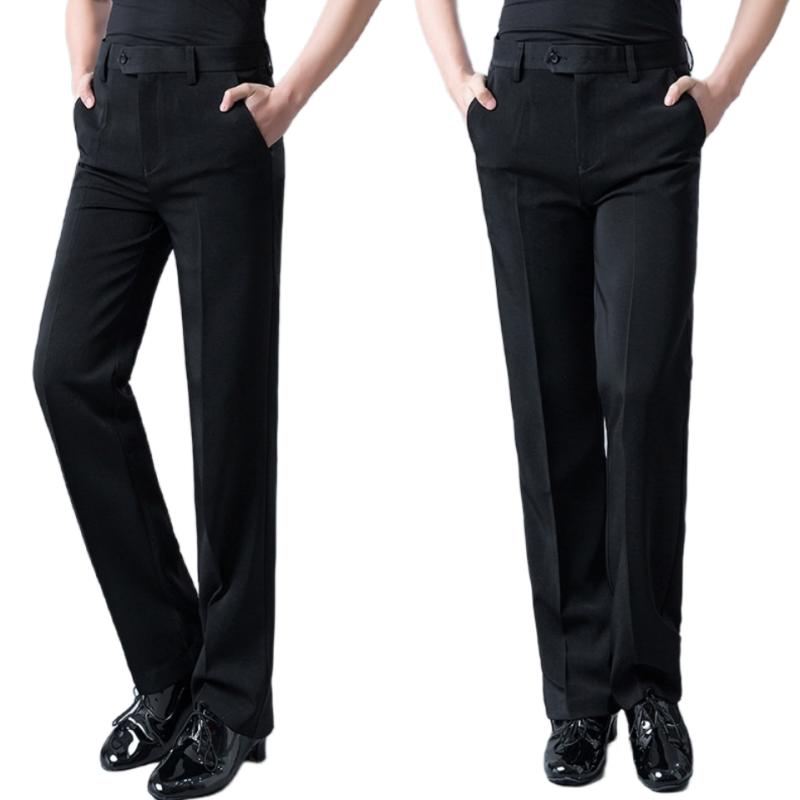 남성댄스복바지 새로운 남성라틴 모던 볼룸 스퀘어 댄스복 바지 팬츠 A 슬림 36 인치