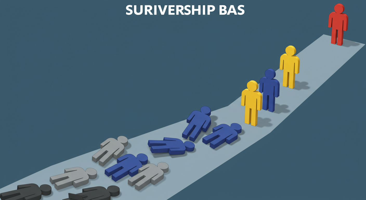 생존자 편향의 오류: 성공한 사람의 이야기만 듣는 당신에게