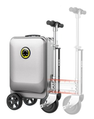 블랙핑크도 타고 다니는 캐리어 스쿠터 에어휠 전동 캐리어