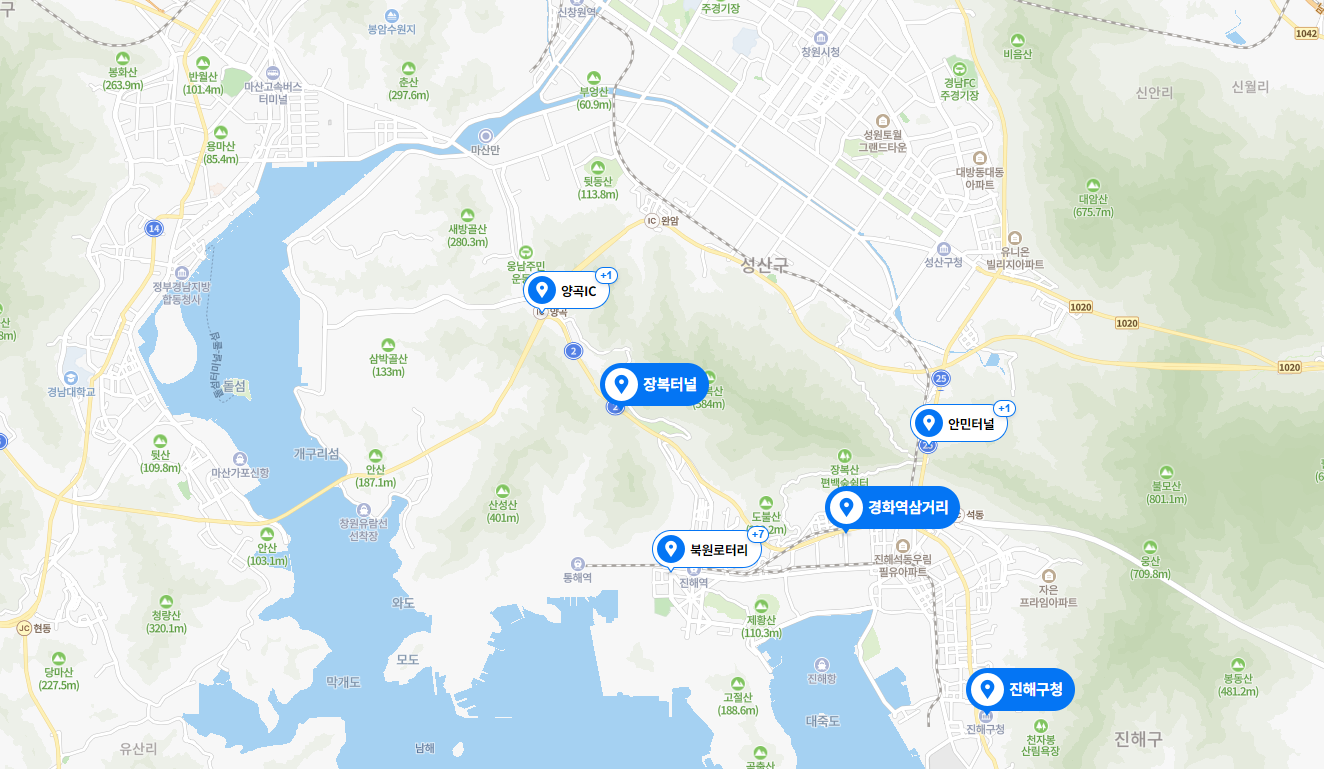 진해-군항제-실시간-교통상황-확인-가능지점