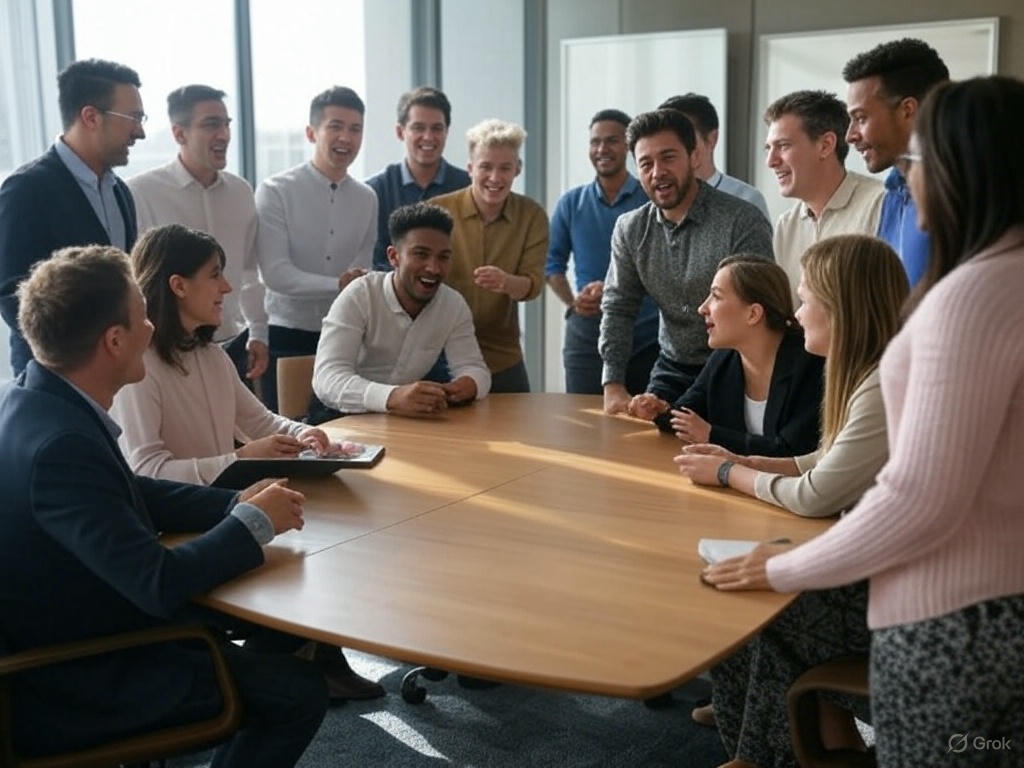 2025년도를 시작하는 청년들의 밝은 모습