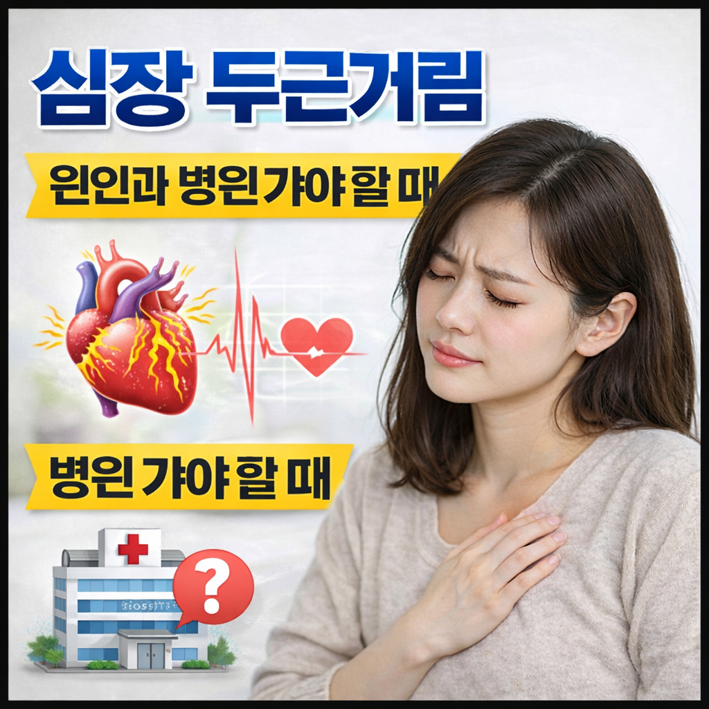 심장 두근거림 원인과 병원 가야 할 때