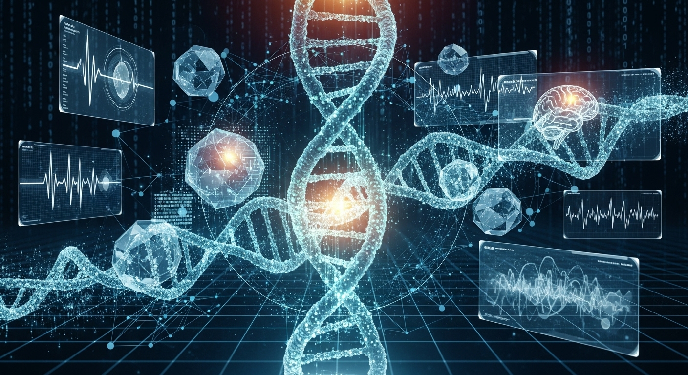 DNA 구조와 의료 데이터를 분석하는 인공지능 알고리즘