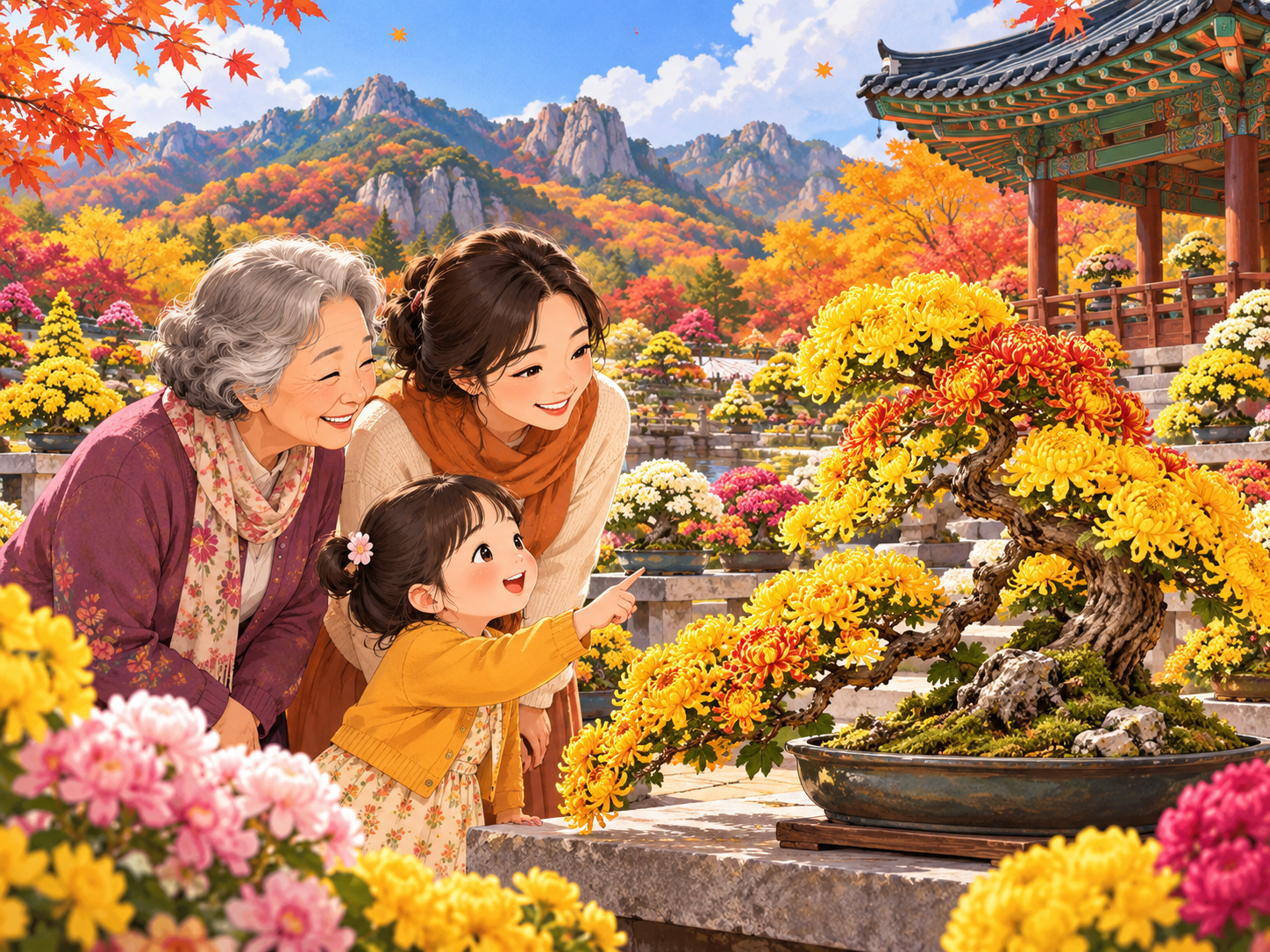 영암 월출산 국화축제