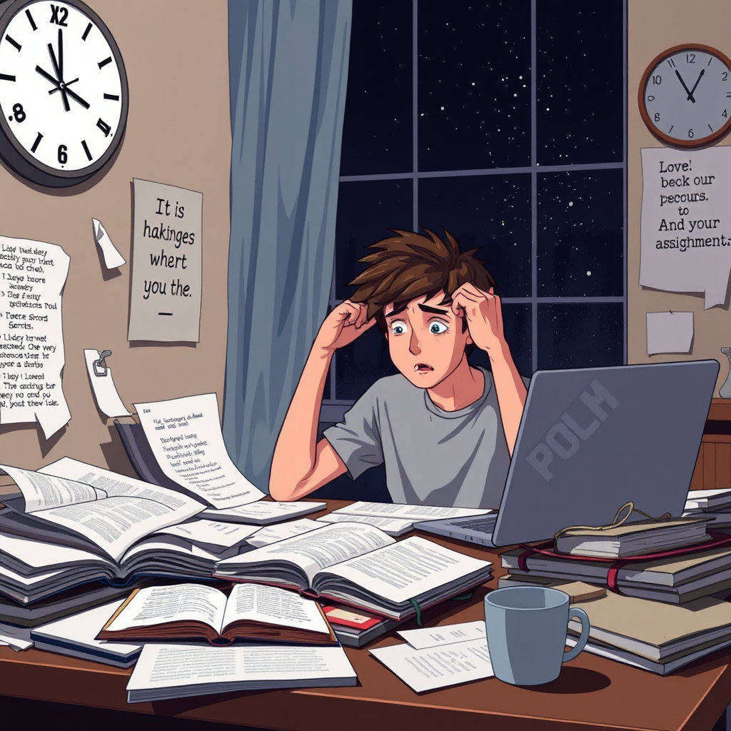 사춘기 자녀의 학업 스트레스