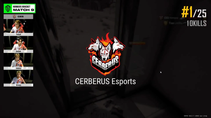 침착하게 교전을 한 케르베로스가 이번매치의 주인공이 되었습니다