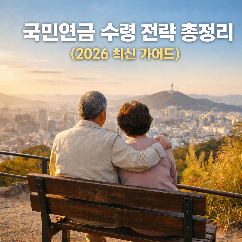 국민연금 수령 전략 총정리 (2026 최신 가이드) 조기수령·연기수령·수령액 계산