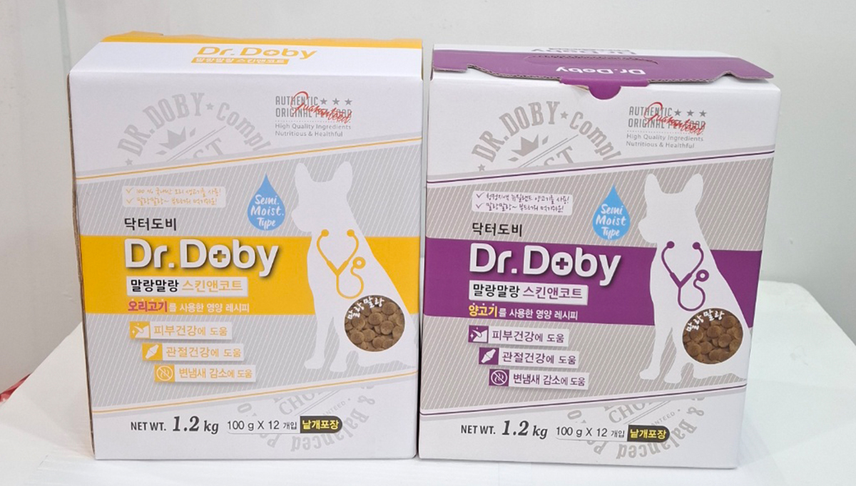 닥터도비 말랑사료 (아주 말랑한 사료, 오리와 양고기)
소프트한 밥 중에서 제일 말랑하다