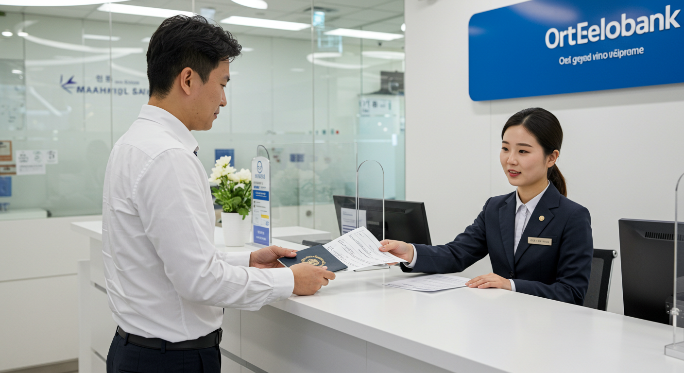 외국인신분증, 해외체류해지, 한국은행거래
