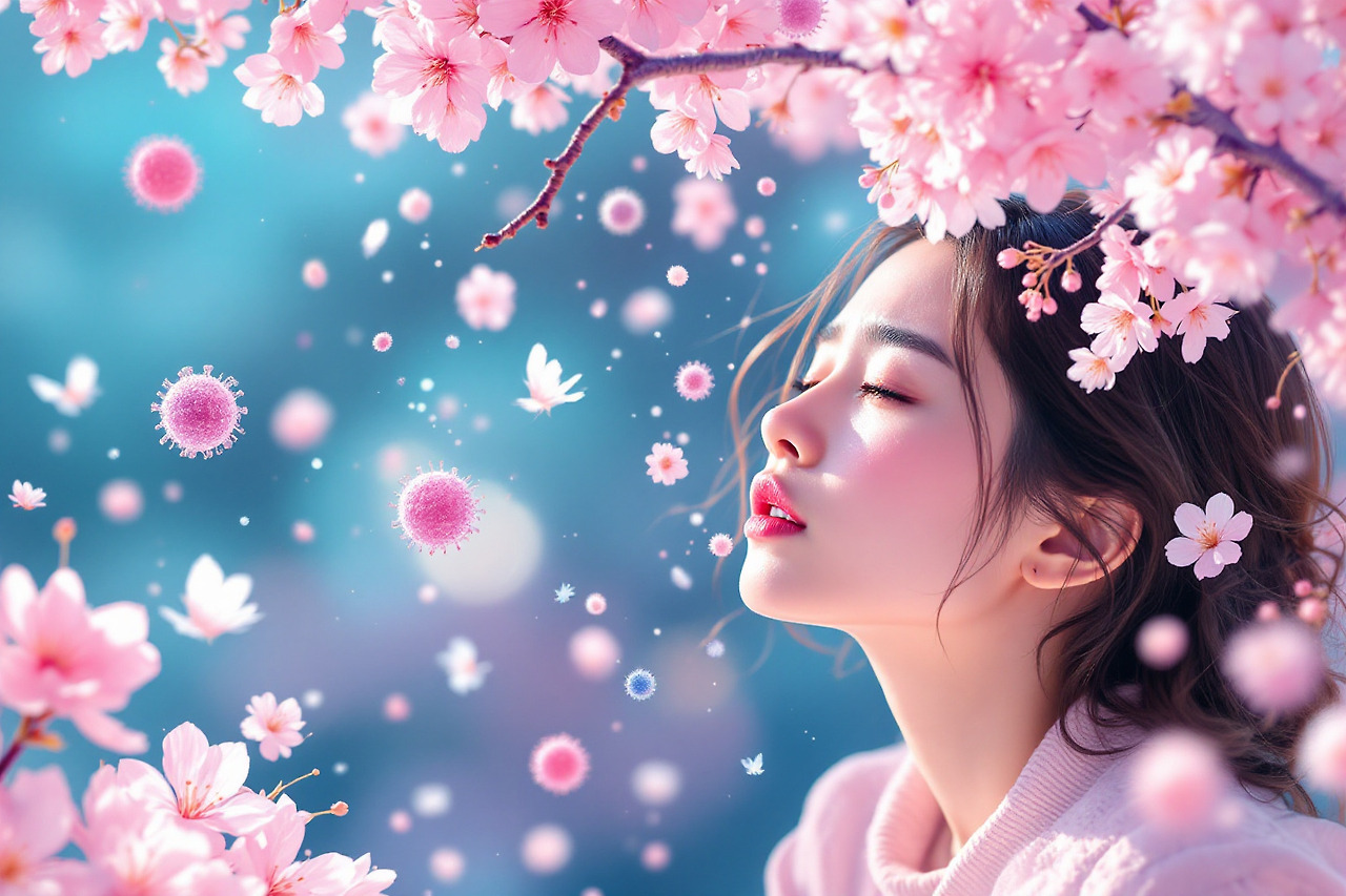 봄철 꽃가루 미새먼지 알레르기