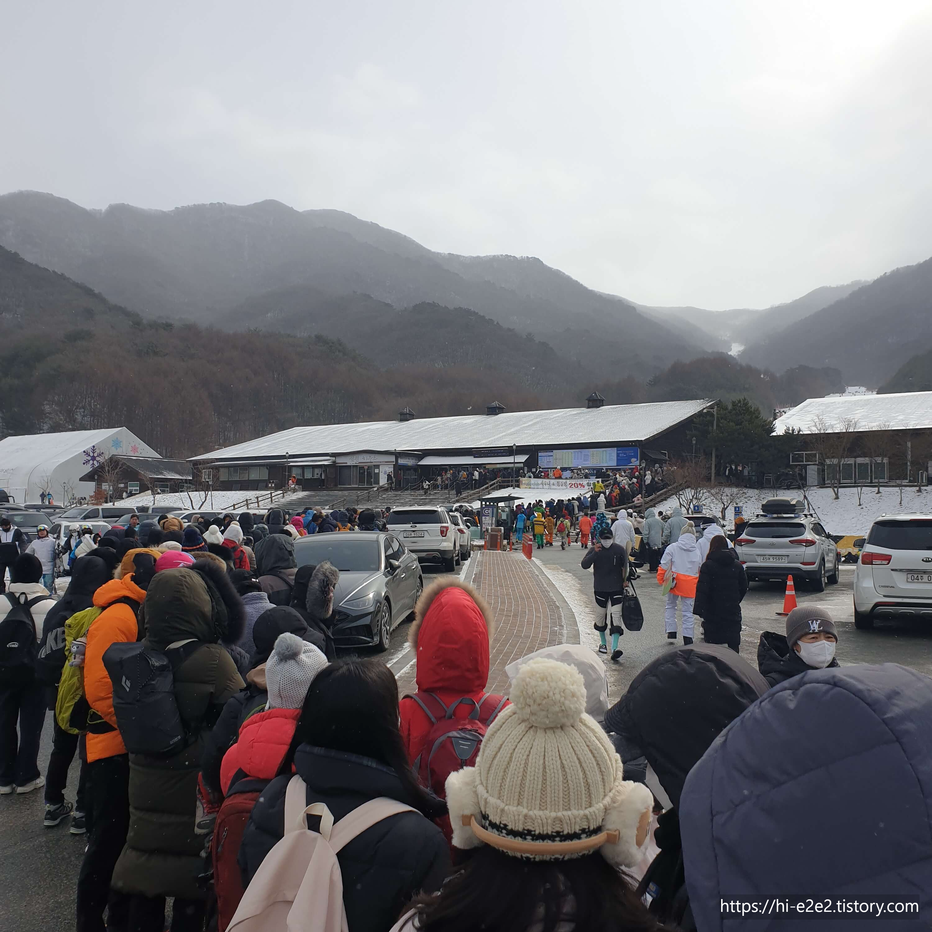 덕유산 곤돌라 줄