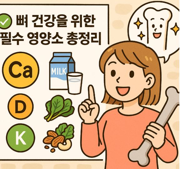 뼈 건강 필수 영양소