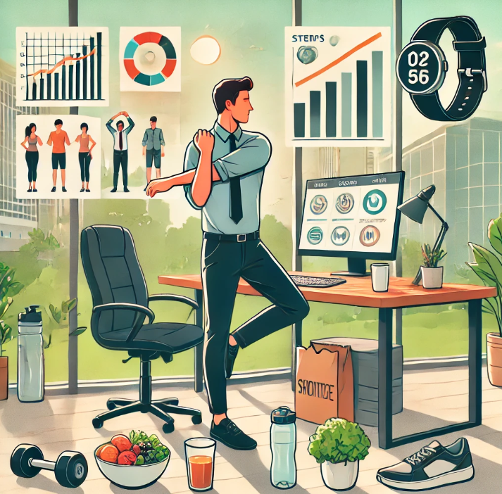 직장인 운동사진