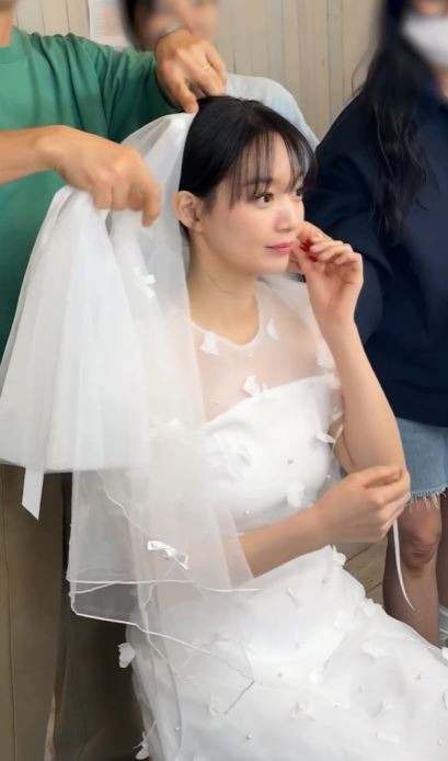 신민아 웨딩드레스 김우빈 결혼 드라마