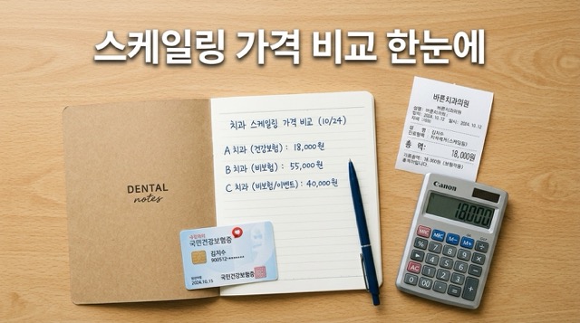 스케일링 가격 비교 총정리