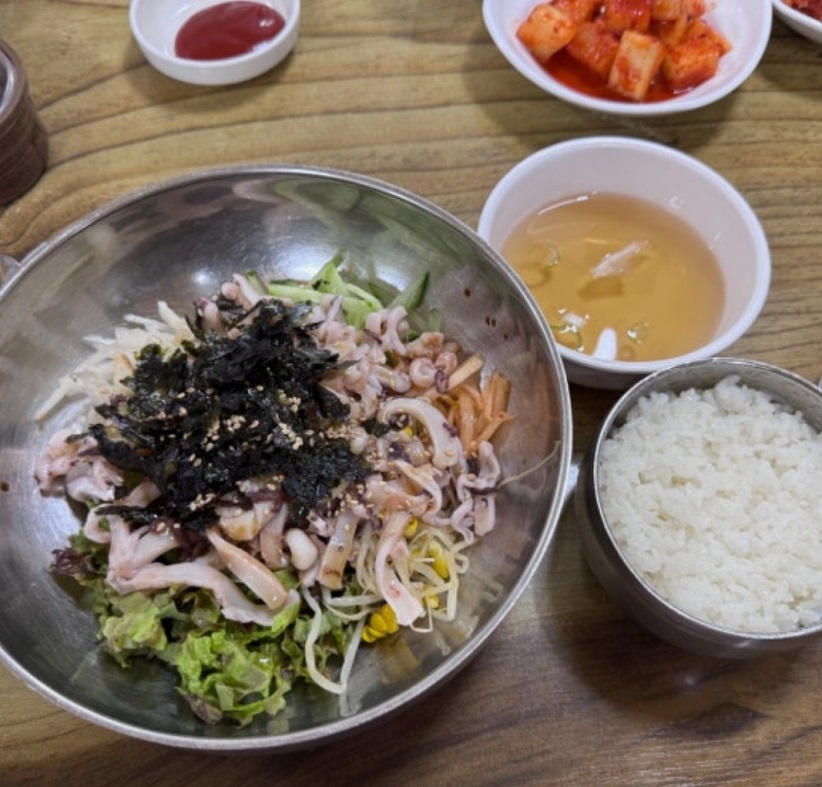 동네한바퀴-속초-문어-비빔밥