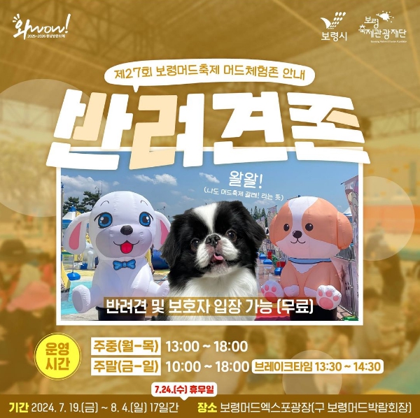 보령머드축제 체험존