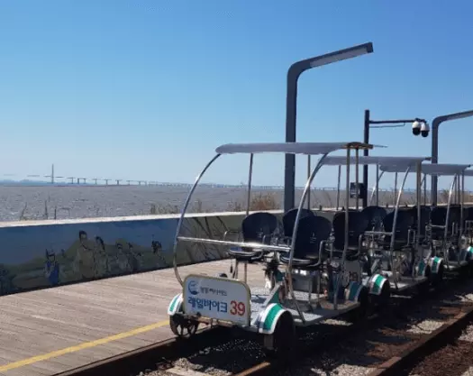 레일바이크 여러대