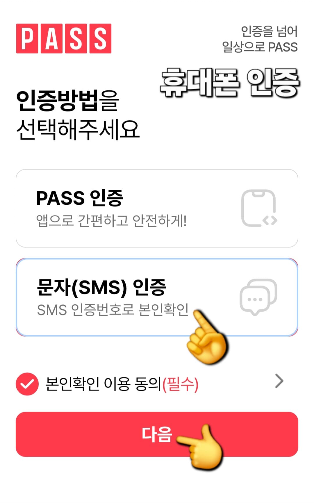 사이버범죄신고시스템-접수-방법-안내-저는-휴대폰인증-중-문자인증으로-진행을-했습니다.