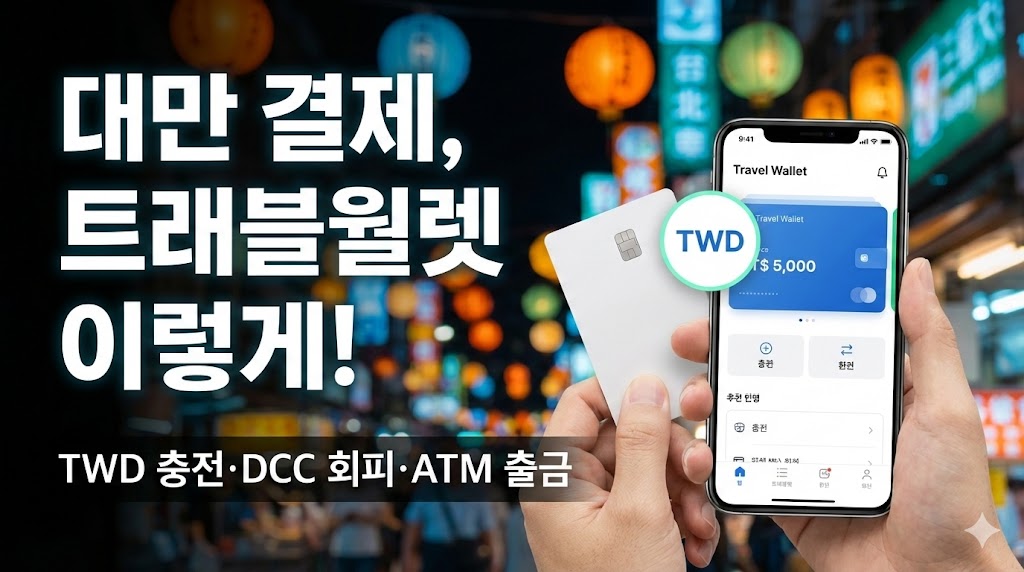 2026년 최신 업데이트트래블월렛으로 대만에서 편리하게 결제하는 법