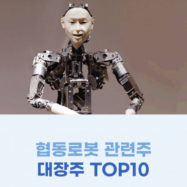 협동로봇 관련주 대장주 테마주 주식 TOP10