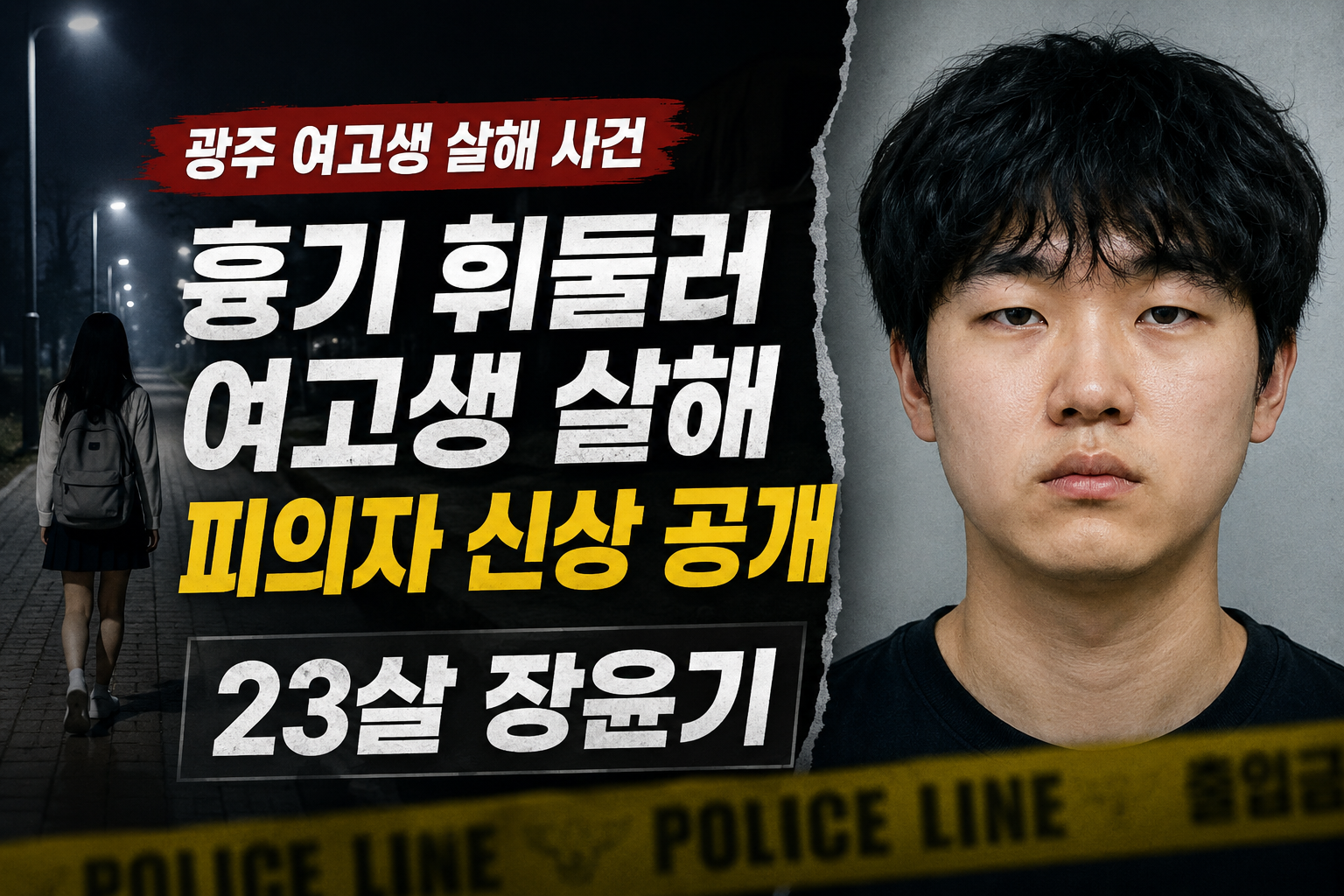 17살 여중생 살해범 신상공개