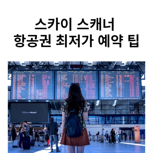 스카이 스캐너 항공권 최저가