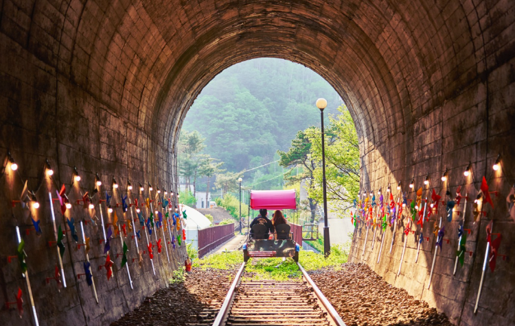 김유정 레일바이크