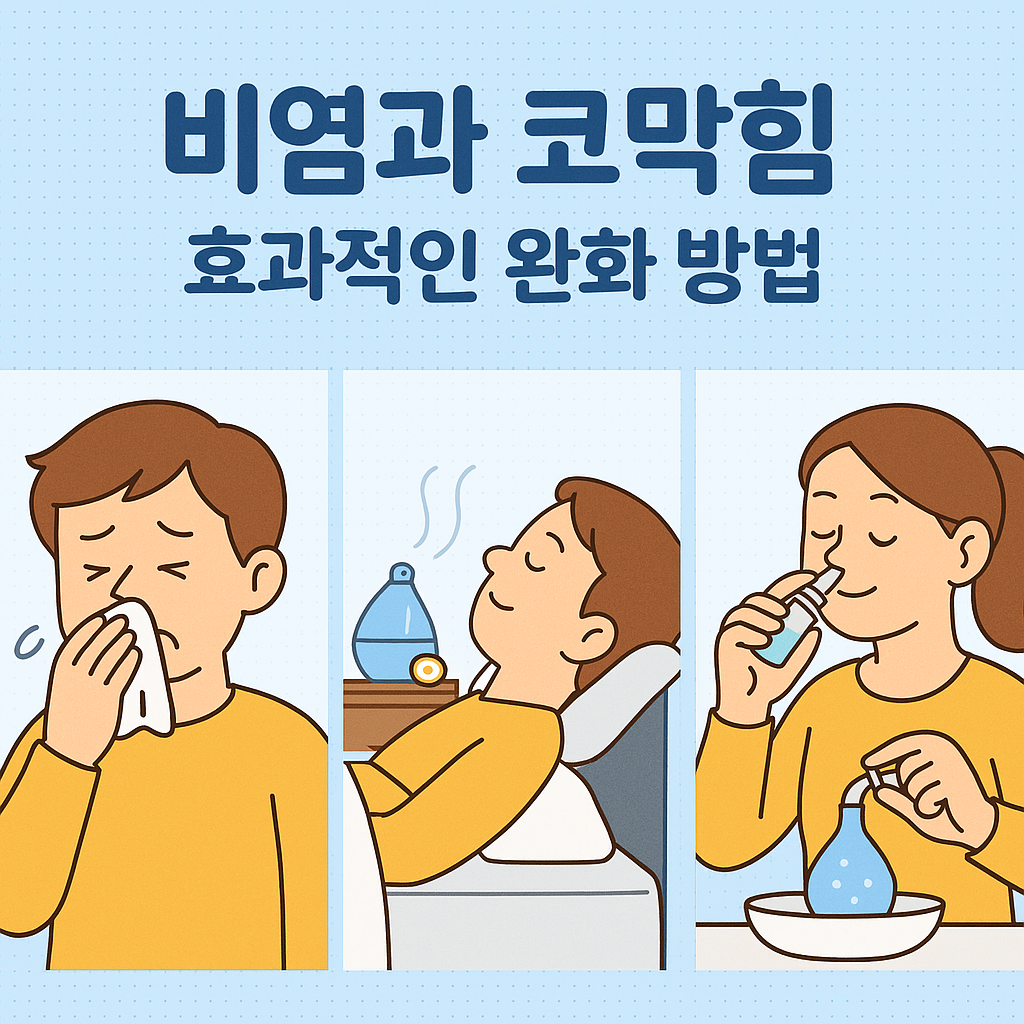 코막힘 대처법에 관한 이미지