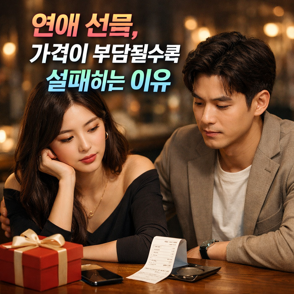 연애 선물, 가격이 부담될수록 실패하는 이유